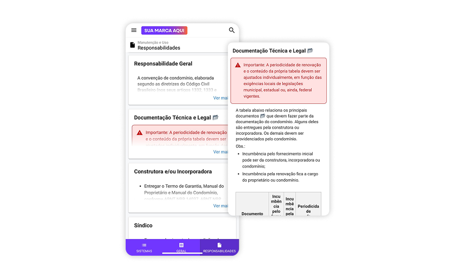 Vencimentos e Responsabilidades