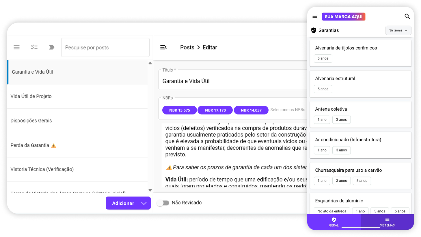 Gestão de Garantias
